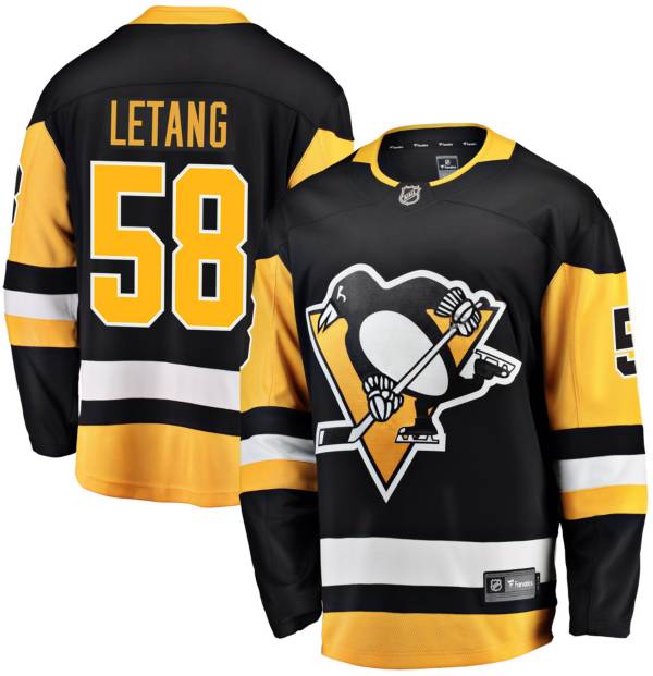 NHL Men's Pittsburgh Penguins Kris Letang #58 Breakaway Home Replica Jersey