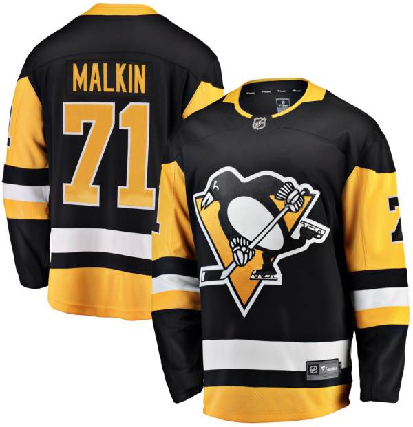 NHL Men's Pittsburgh Penguins Evgeni Malkin #71 Breakaway Home Replica Jersey