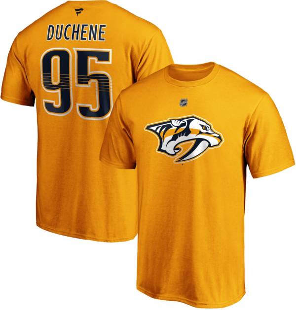 NHL Men's Nashville Predators Matt Duchene #95 Gold Player T-Shirt