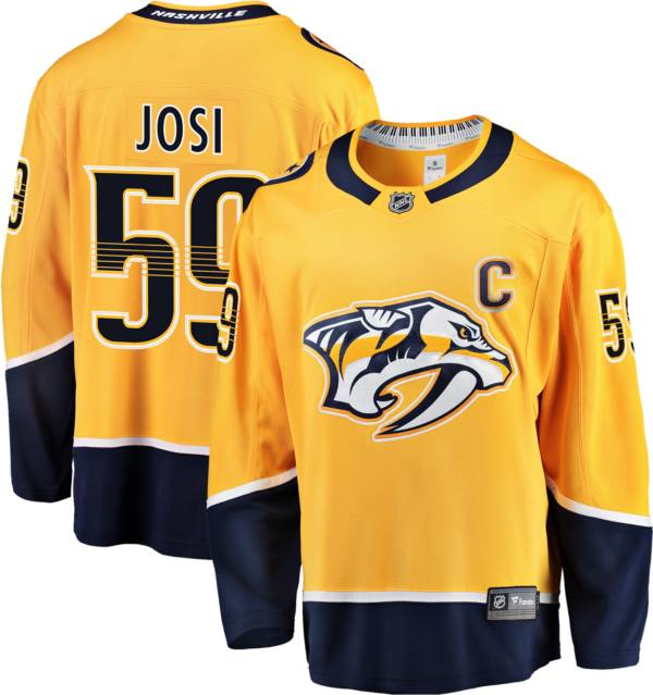 NHL Men's Nashville Predators Roman Josi #59 Breakaway Home Replica Jersey