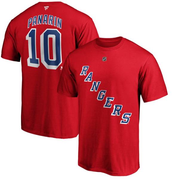 NHL Men's New York Rangers Artemi Panarin #10 Red Player T-Shirt product image