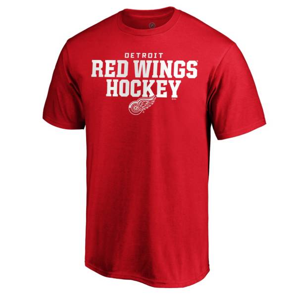 NHL Men's Detroit Red Wings Iconic Red T-Shirt