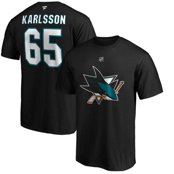 NHL Men's San Jose Sharks Erik Karlsson #65 Black Player T-Shirt product image