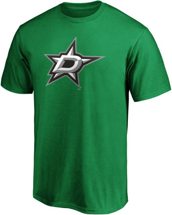 NHL Men's Dallas Stars Primary Logo Green T-Shirt