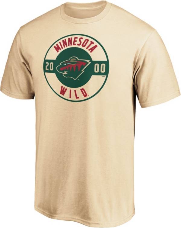 NHL Men's Minnesota Wild Grey Circle T-Shirt