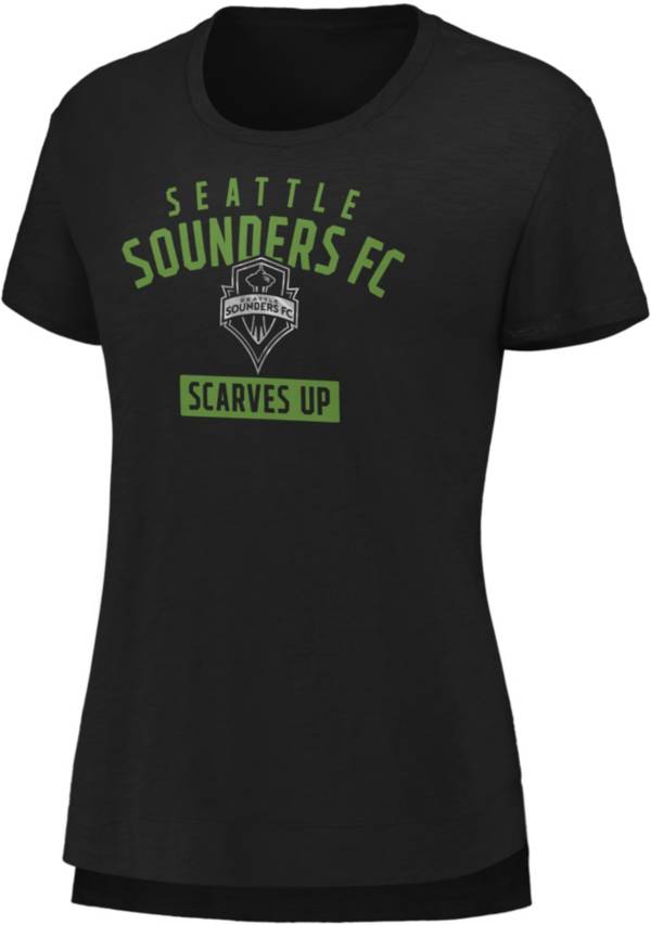 MLS Women's Seattle Sounders Iconic Black T-Shirt