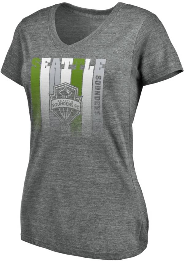 MLS Women's Seattle Sounders Fun Grey Tri-Blend T-Shirt