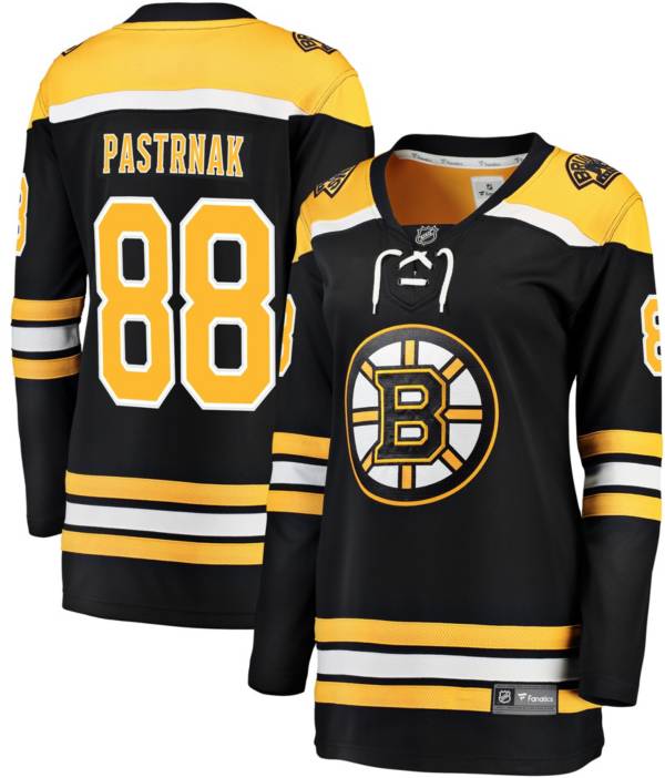 NHL Women's Boston Bruins David Pastrnak #88 Breakaway Home Replica Jersey