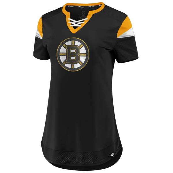 NHL Women's Boston Bruins Athena Black T-Shirt