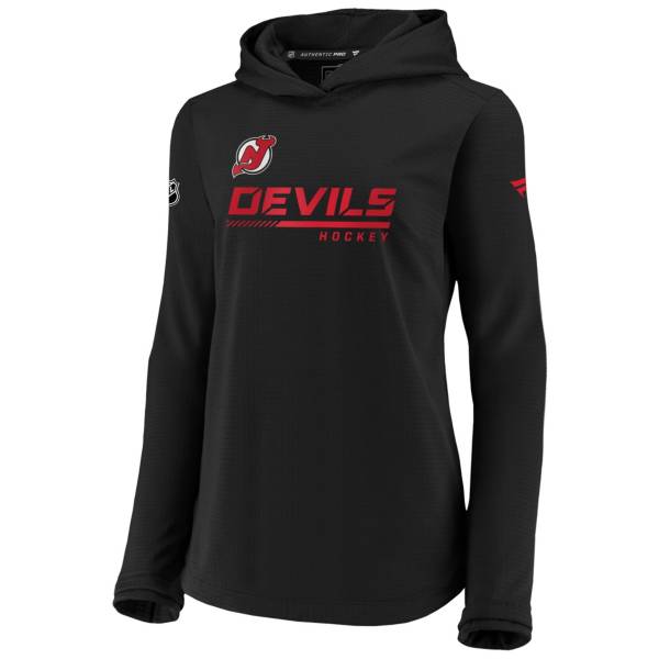 NHL Women's New Jersey Devils Travel Black Pullover Sweatshirt