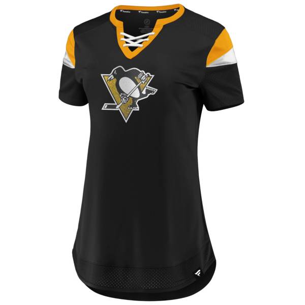 NHL Women's Pittsburgh Penguins Athena Black T-Shirt