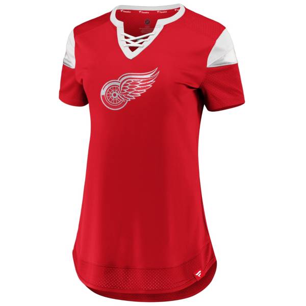 NHL Women's Detroit Red Wings Athena Red T-Shirt