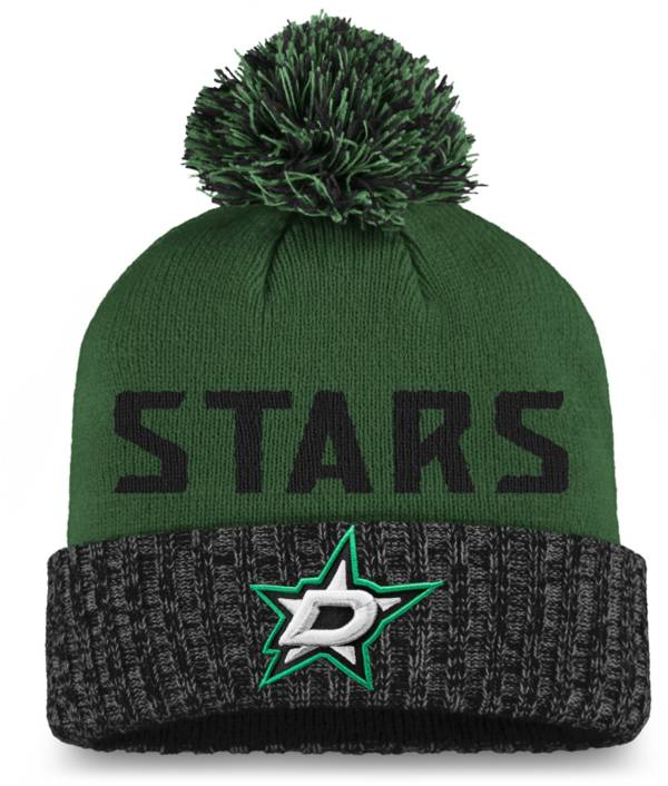 NHL Women's Dallas Stars Green Pom Knit Beanie