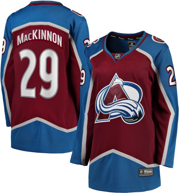 NHL Women's Colorado Avalanche Nathan MacKinnon #29 Breakaway Home Replica Jersey