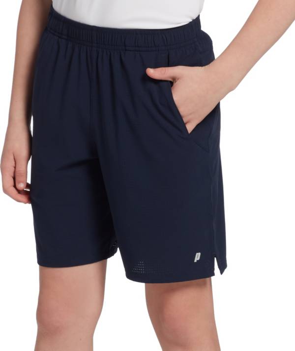 Prince Boys' Woven Perforated Match Tennis Shorts