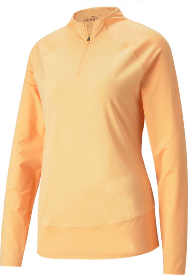 PUMA Women's Mesh 1/4 Zip Golf Pullover