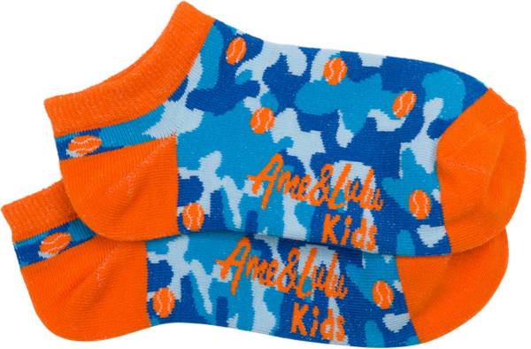 Ame & Lulu Girls' Happy Feet Tennis Socks