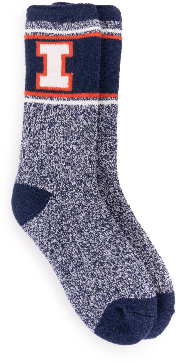 MUK LUKS Game Day Women's Illinois Fighting Illini Thermal Socks