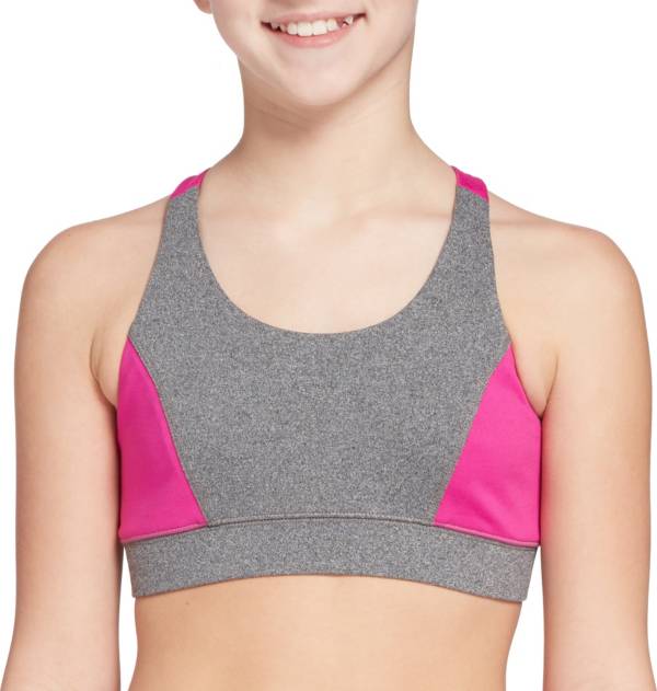 DSG Girls' Heather Performance Sports Bra