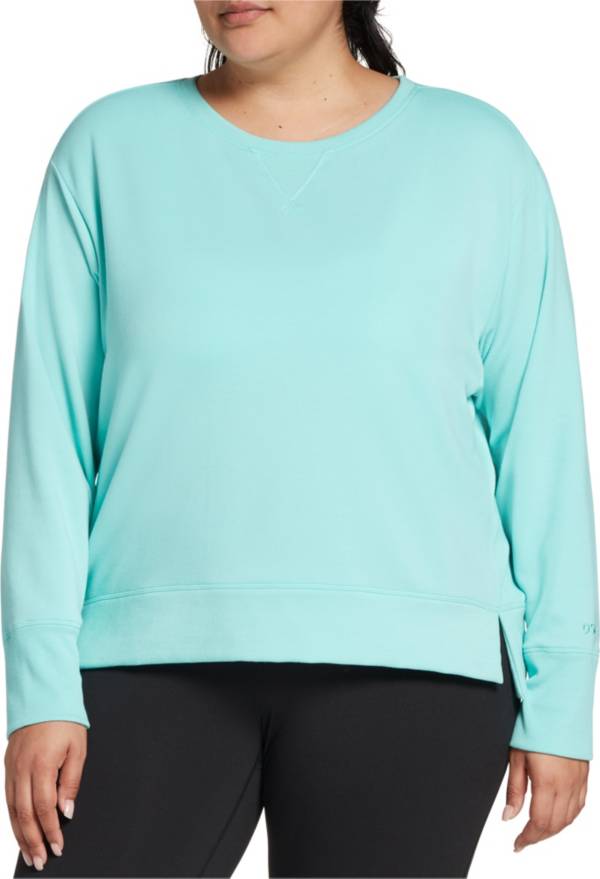 DSG Women's Plus Size Fleece Crewneck Sweatshirt