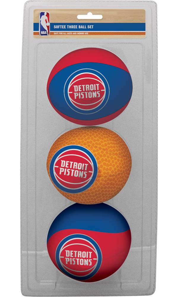 Rawlings Detroit Pistons Softee Basketball Three-Ball Set