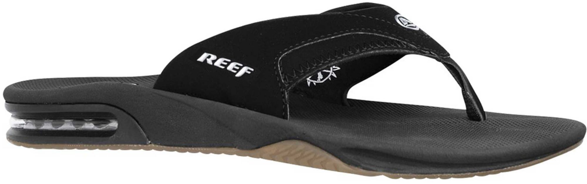 mens black reef flip flops