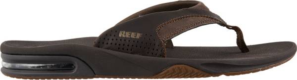 Reef Men's Leather Fanning Flip Flops