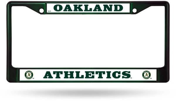 Rico Oakland Athletics Chrome License Plate Frame