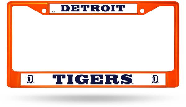 Rico Detroit Tigers Colored Chrome License Plate Frame
