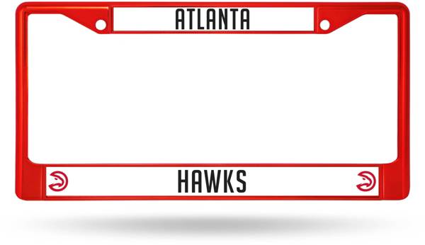 Rico Atlanta Hawks Colored Chrome License Plate Frame