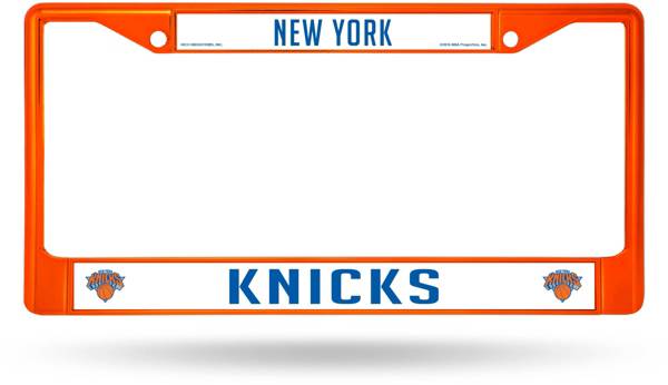 Rico New York Knicks Colored Chrome License Plate Frame