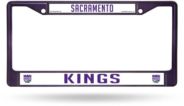 Rico Sacramento Kings Chrome License Plate Frame