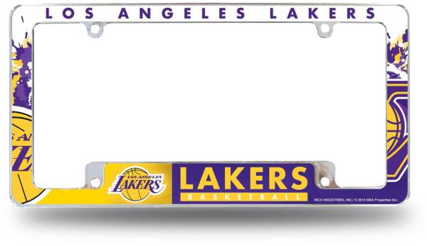 Rico Los Angeles Lakers Chrome License Plate Frame