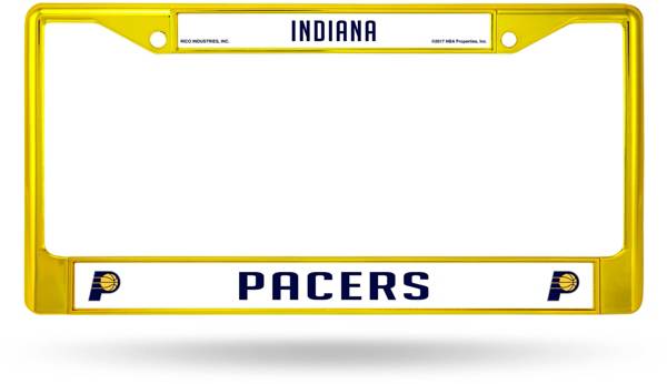 Rico Indiana Pacers Colored Chrome License Plate Frame