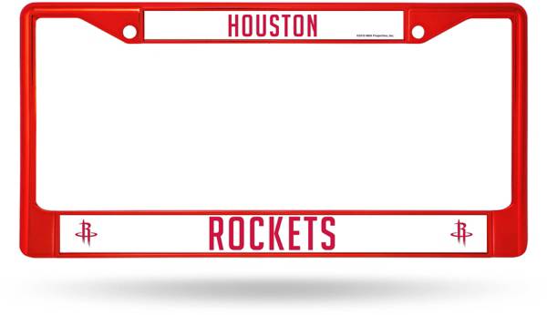 Rico Houston Rockets Chrome License Plate Frame