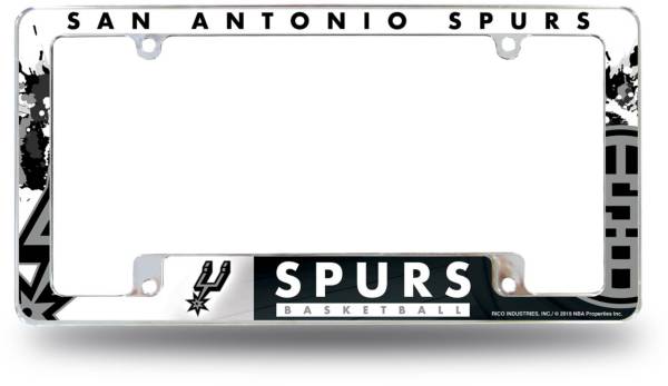 Rico San Antonio Spurs Chrome License Plate Frame