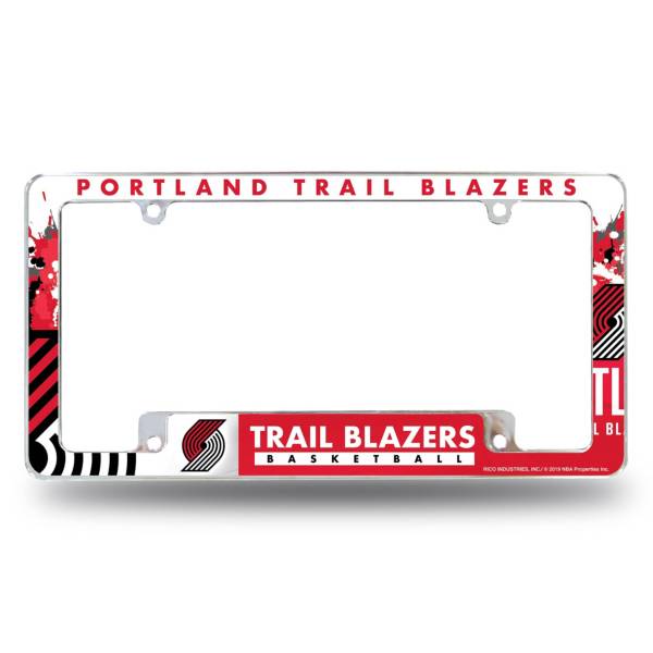 Rico Portland Trail Blazers Chrome License Plate Frame