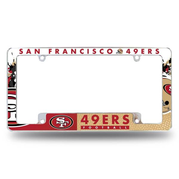 Rico San Francisco 49ers Chrome License Plate Frame