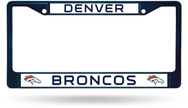 Rico Denver Broncos Chrome License Plate Frame