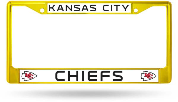 Rico Kansas City Chiefs Colored Chrome License Plate Frame product image