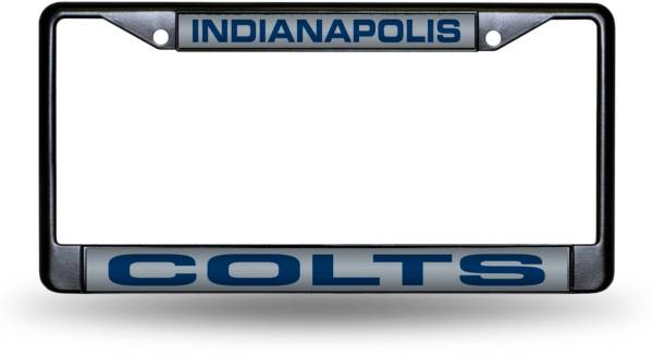 Rico Indianapolis Colts Black Laser Chrome License Plate Frame