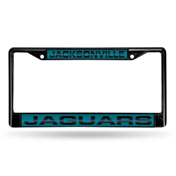 Rico Jacksonville Jaguars Black Laser Chrome License Plate Frame product image