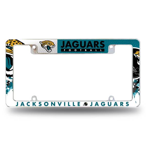 Rico Jacksonville Jaguars Chrome License Plate Frame