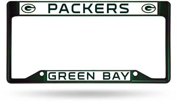 Rico Green Bay Packers Colored Chrome License Plate Frame