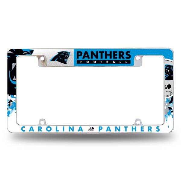 Rico Carolina Panthers Chrome License Plate Frame