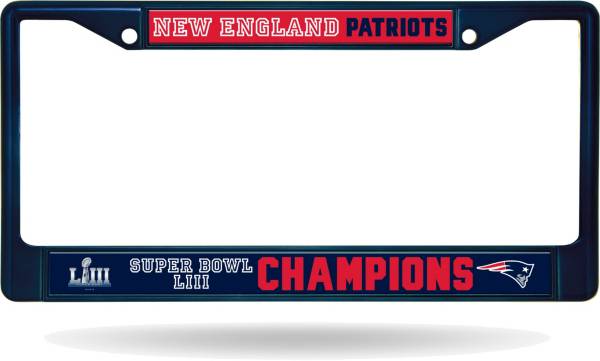 Rico Super Bowl LIII Champions New England Patriots Color Chrome Frame