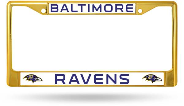 Rico Baltimore Ravens Chrome License Plate Frame