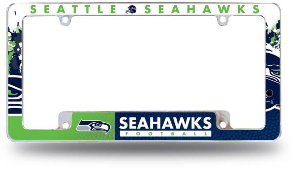 Rico Seattle Seahawks Chrome License Plate Frame