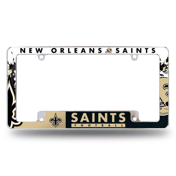 Rico New Orleans Saints Chrome License Plate Frame