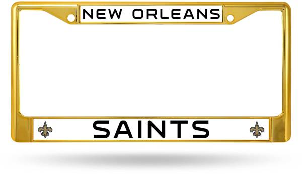 Rico New Orleans Saints Chrome License Plate Frame